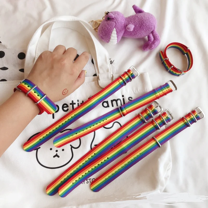Adjustable Rainbow Bracelet