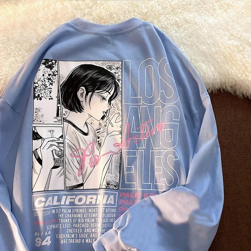 Anime eGirl Printed Sweatshirt - Image 5