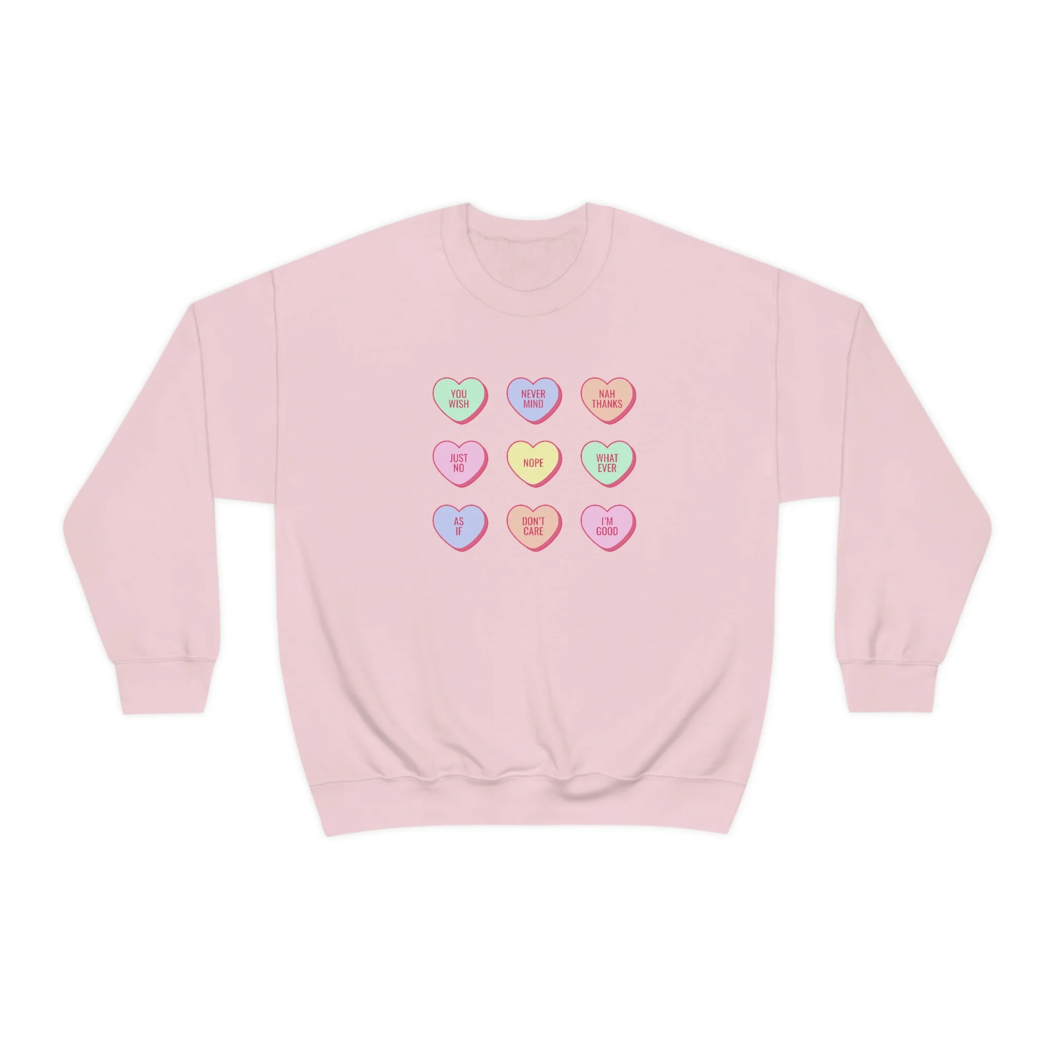 Valentines Heart Candy Sweatshirt - Image 2