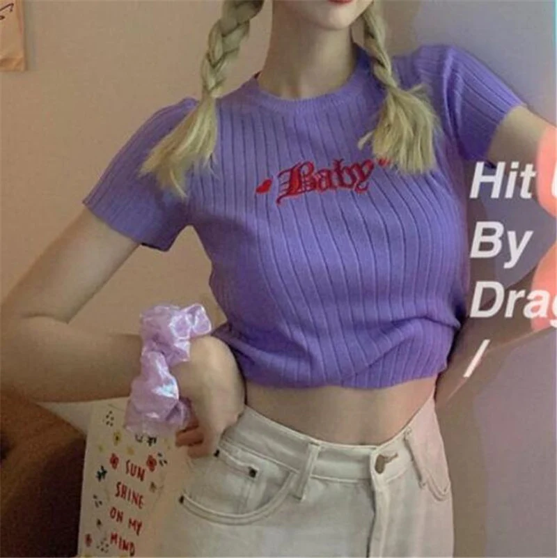 Baby Embroidery Crop Top - Image 12