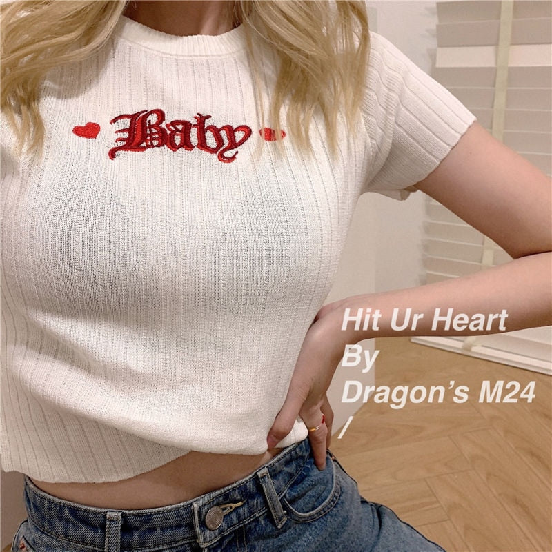 Baby Embroidery Crop Top - Image 18
