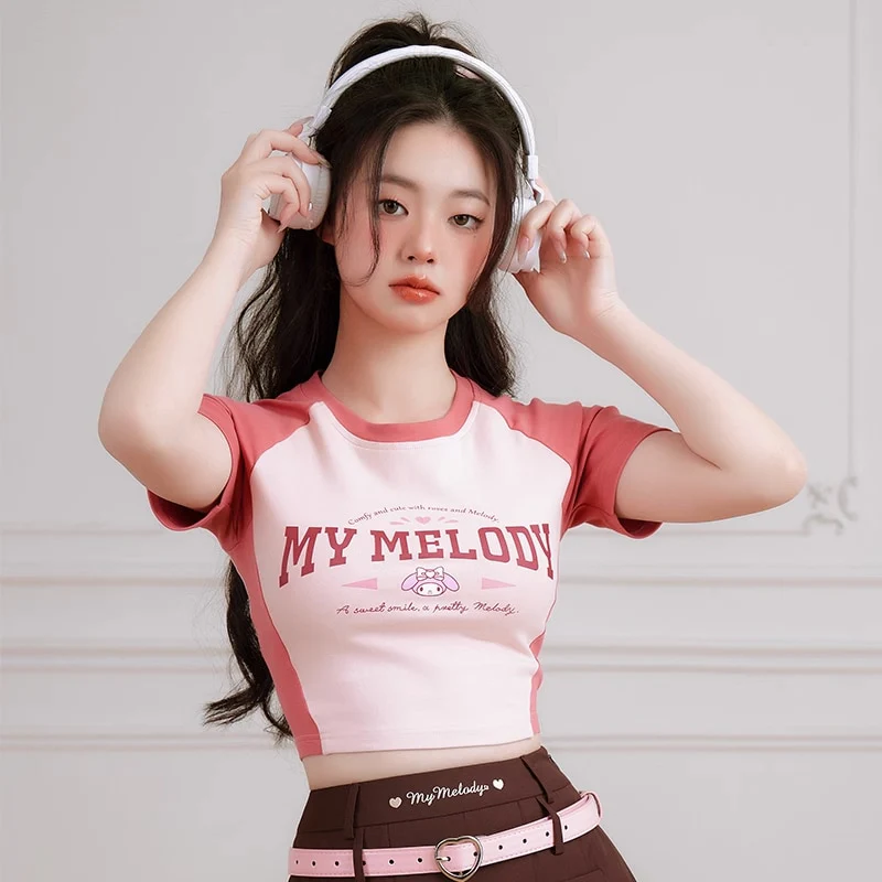 Baseball Crop Top My Melody - Image 2