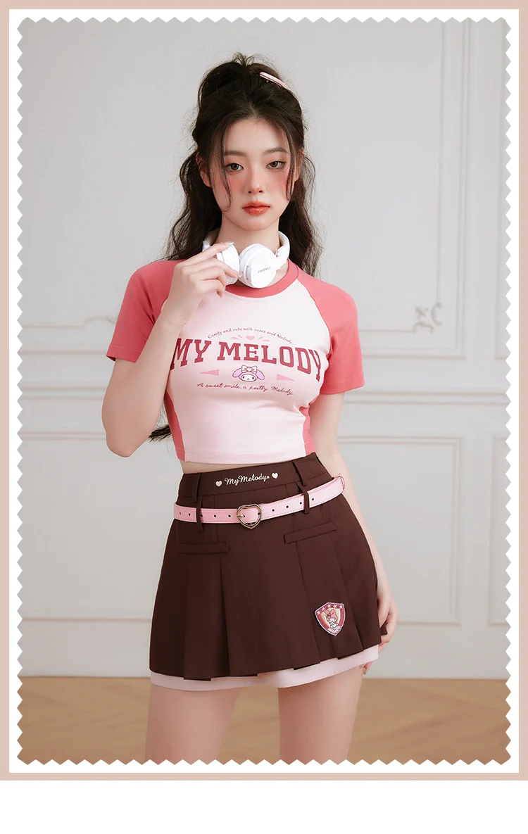 Baseball Crop Top My Melody - Image 5