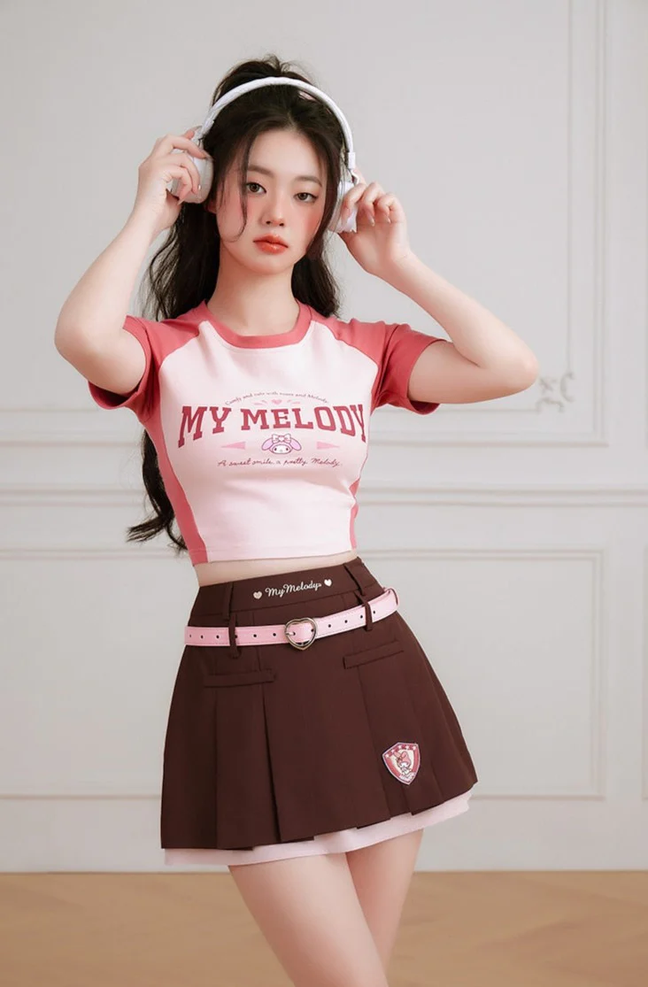 Baseball Crop Top My Melody - Image 6