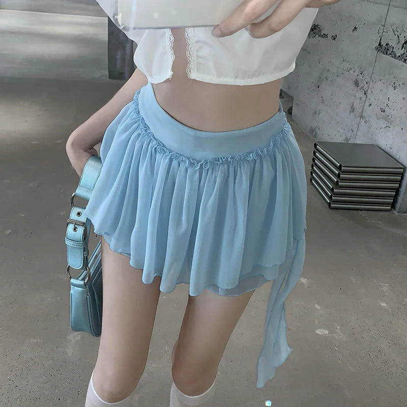 Coquette Fairycore Ruffle Mini Skirt - Image 20