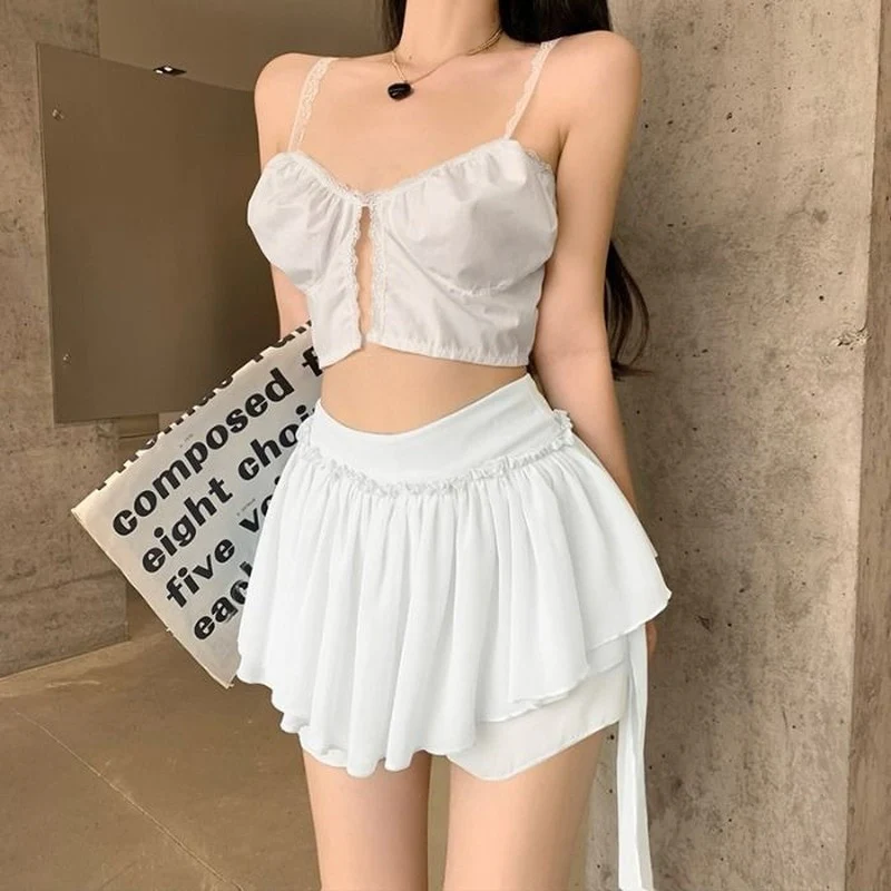 Coquette Fairycore Ruffle Mini Skirt - Image 6