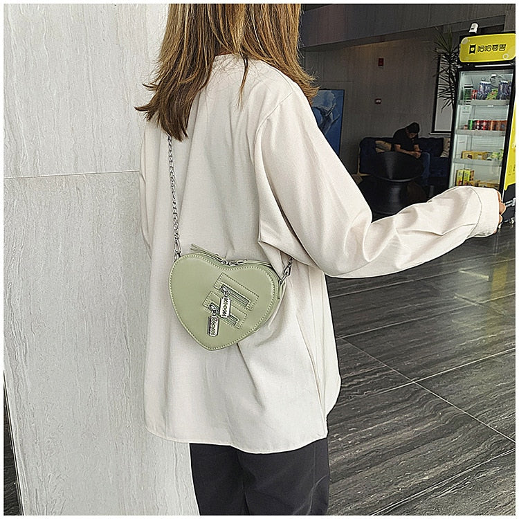 90s Grunge Heart Blade Crossbody Bag - Image 4