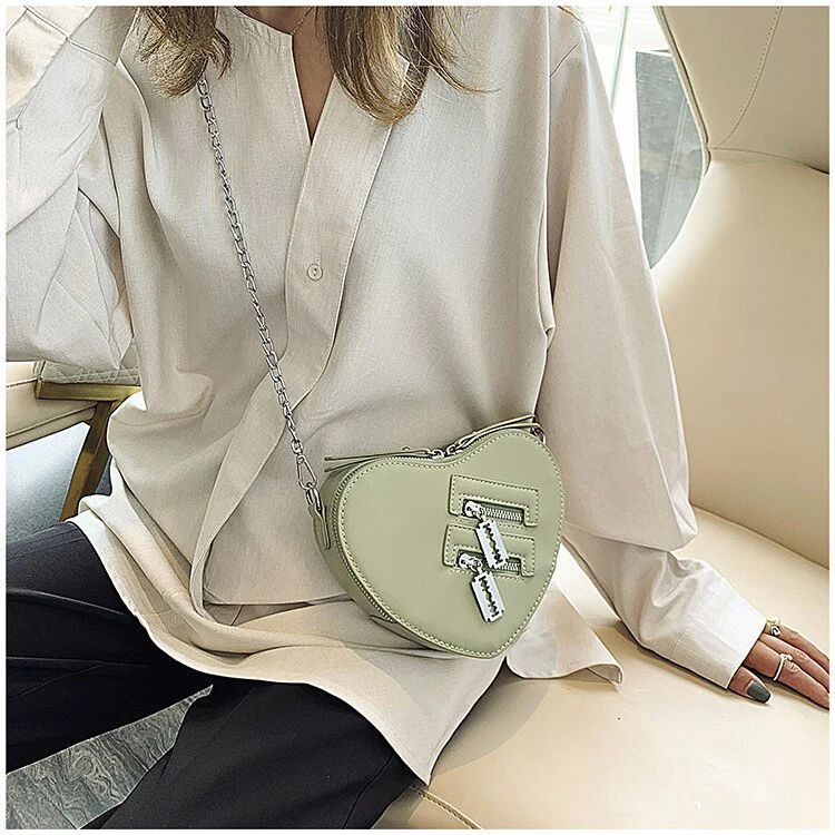 90s Grunge Heart Blade Crossbody Bag - Image 7