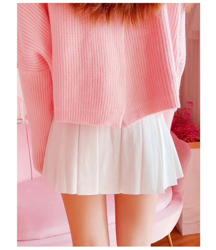 Dollette Kawaii Bow Pleated Mini Skirt - Image 14