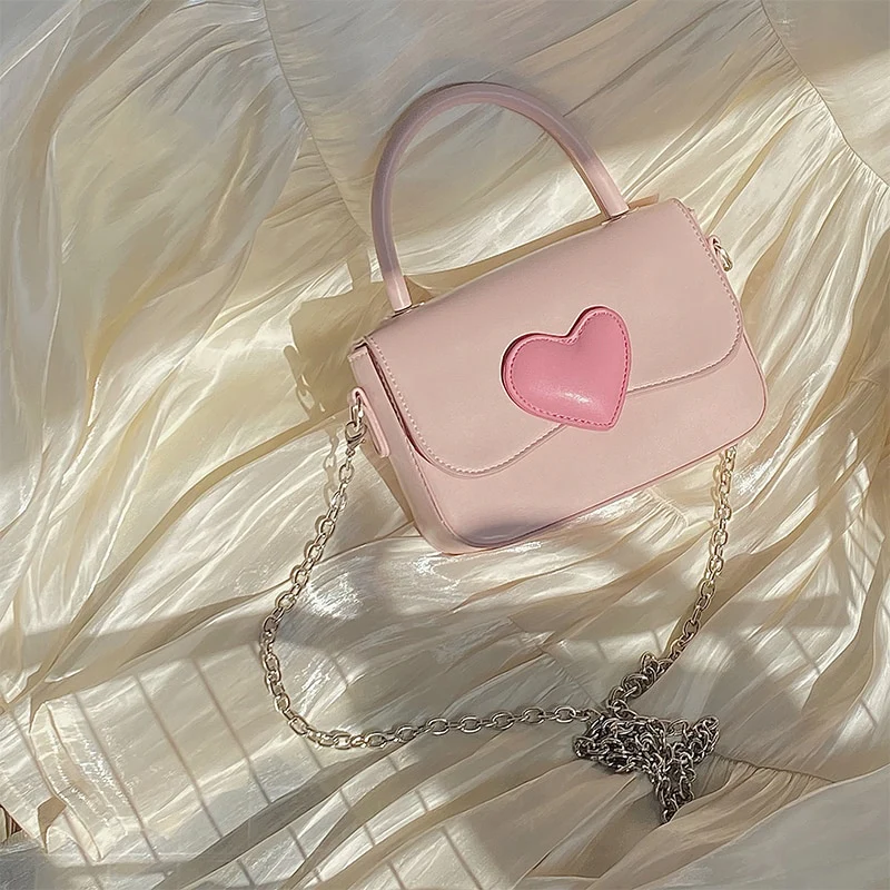 Dollette Kawaii Pink Heart Girly Handbag - Image 22