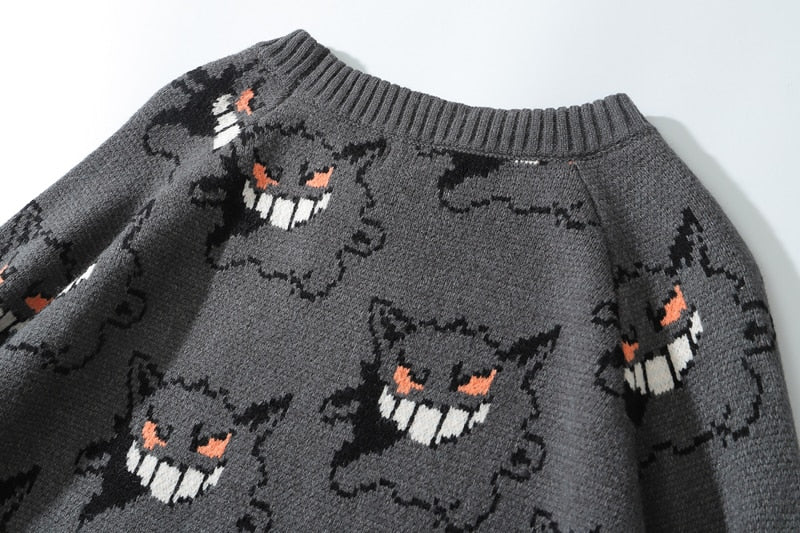 Pokemon Gengar Knitted Sweater - Image 12
