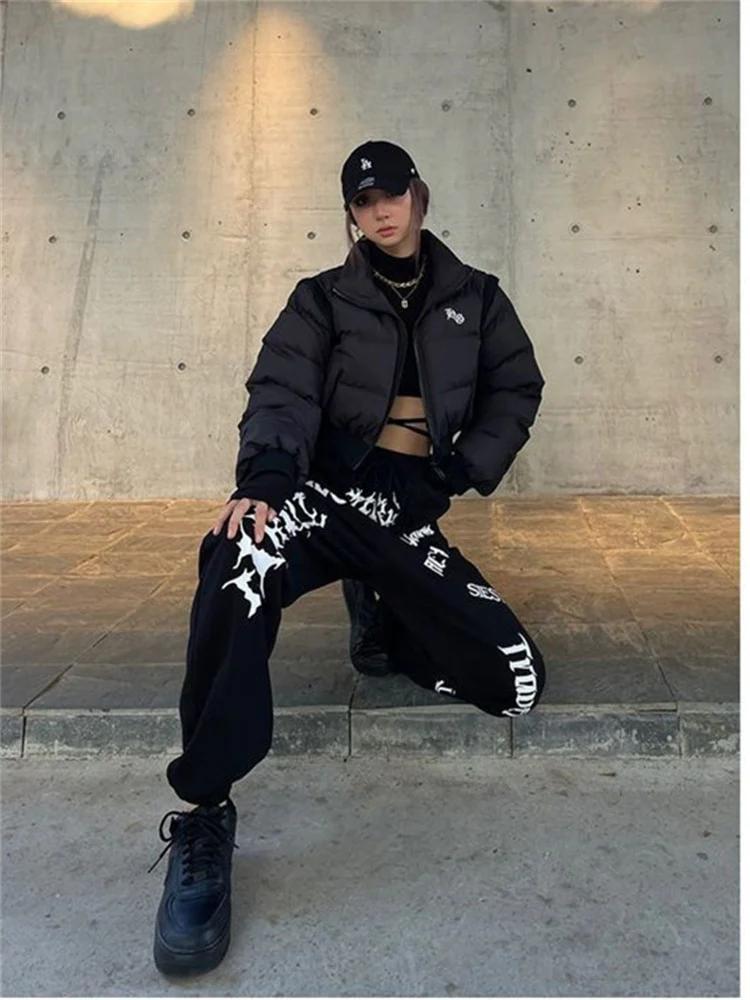 Egirl Gothic Graphic Black Jogging Sweatpants - Image 6