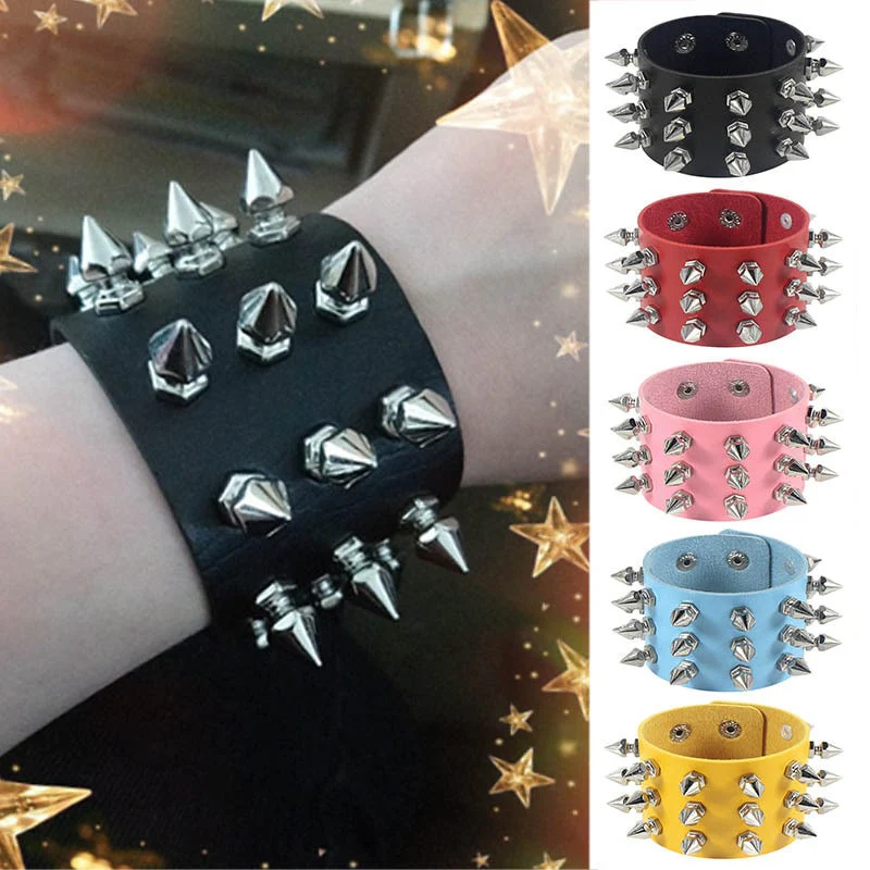 Egirl Pastel Goth Spikes Bracelet - Image 2