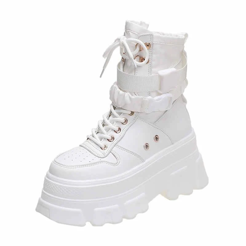 Egirl Shoes Platform White - Image 2