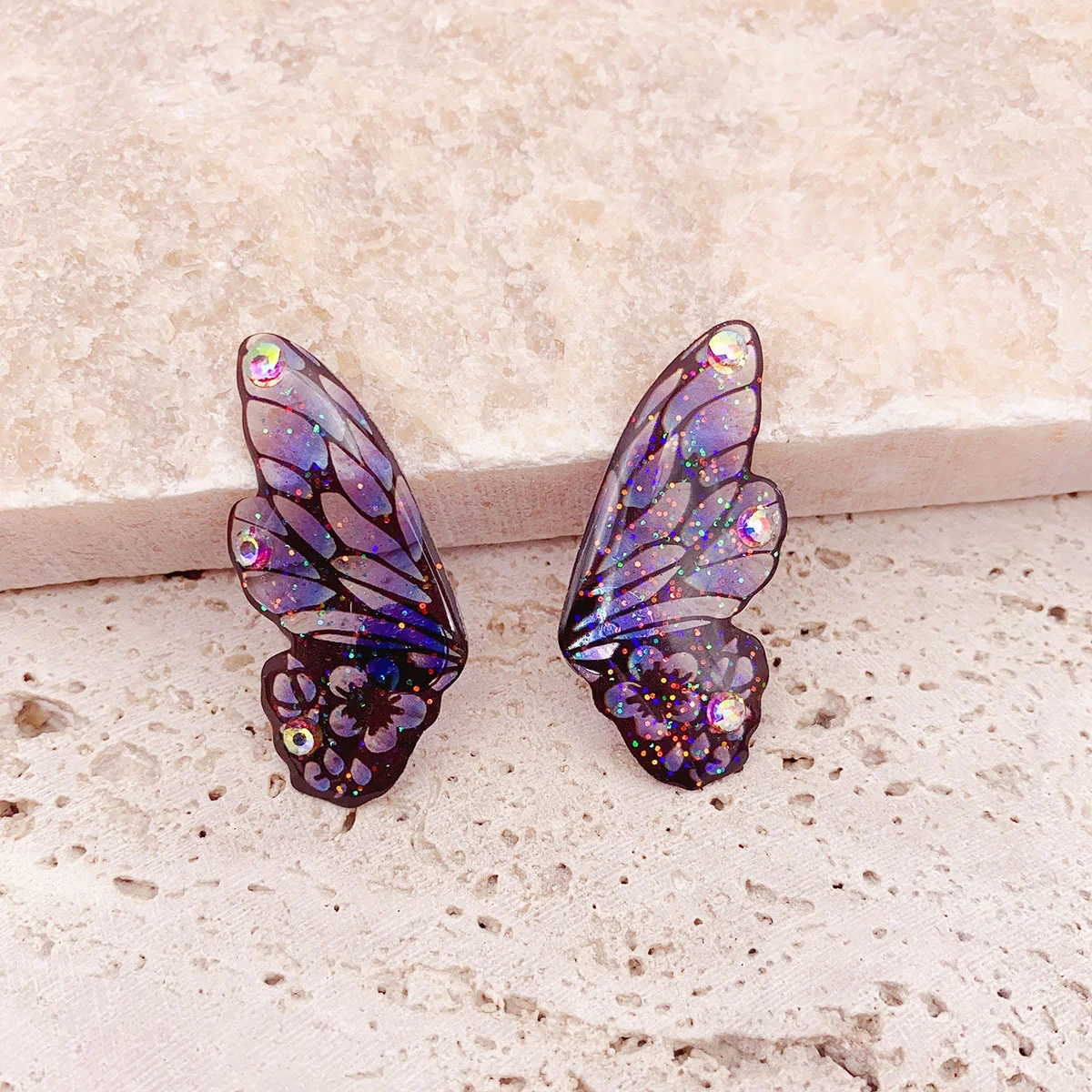 Fairy Gradient Butterfly Wings Earrings - Image 14