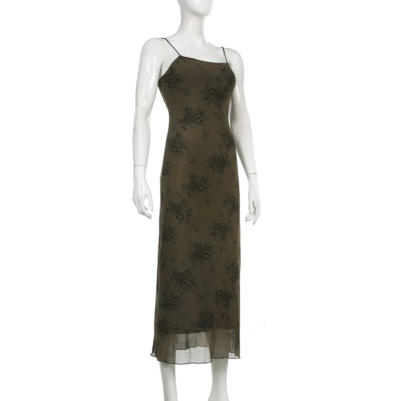 Fairy Grunge Floral Maxi Dress - Image 11