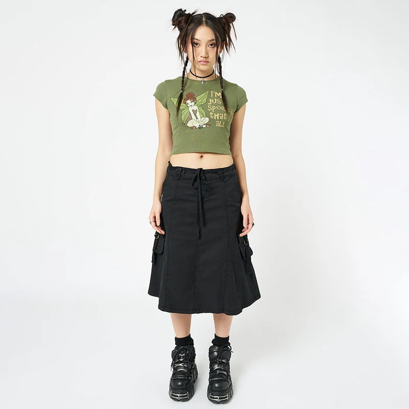 Fairycore Pixie Graphic Crop Top - Image 18