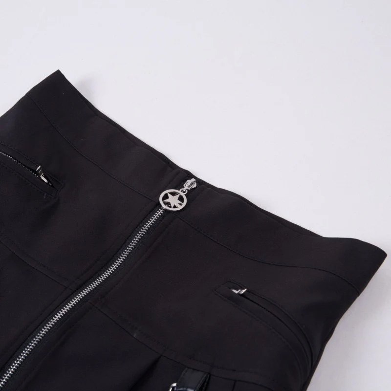 Gothic Aesthetic Straps Black Skirt - Image 9