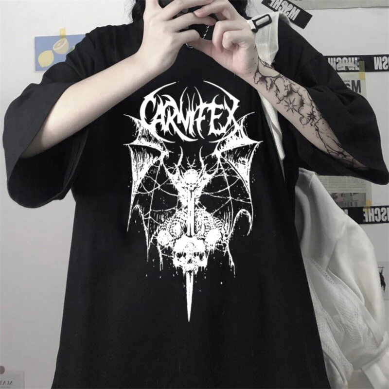 Gothic Dark Goth Aesthetic T-Shirt - Image 5