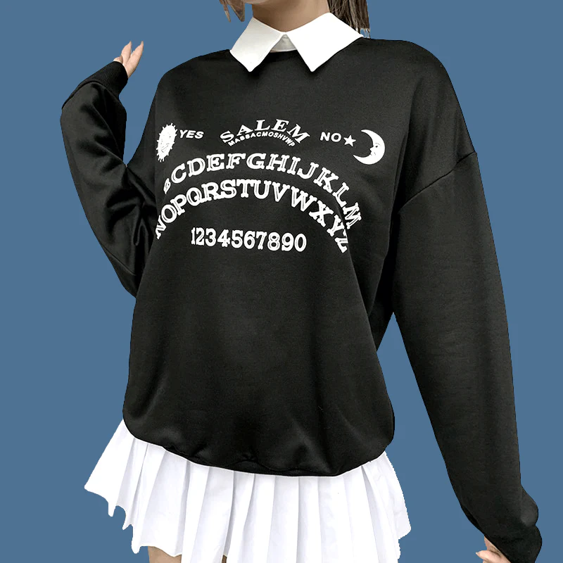 Gothic Ouija Board Sweashirt