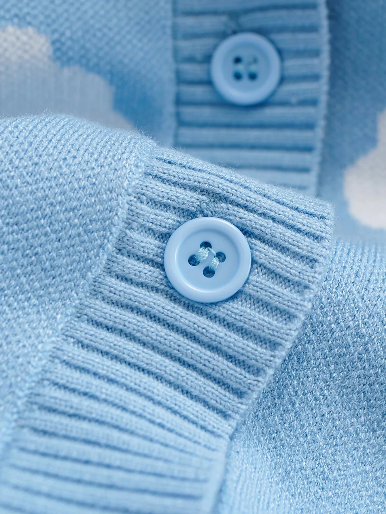 Kawaii Clouds Knitted Cardigan - Image 10