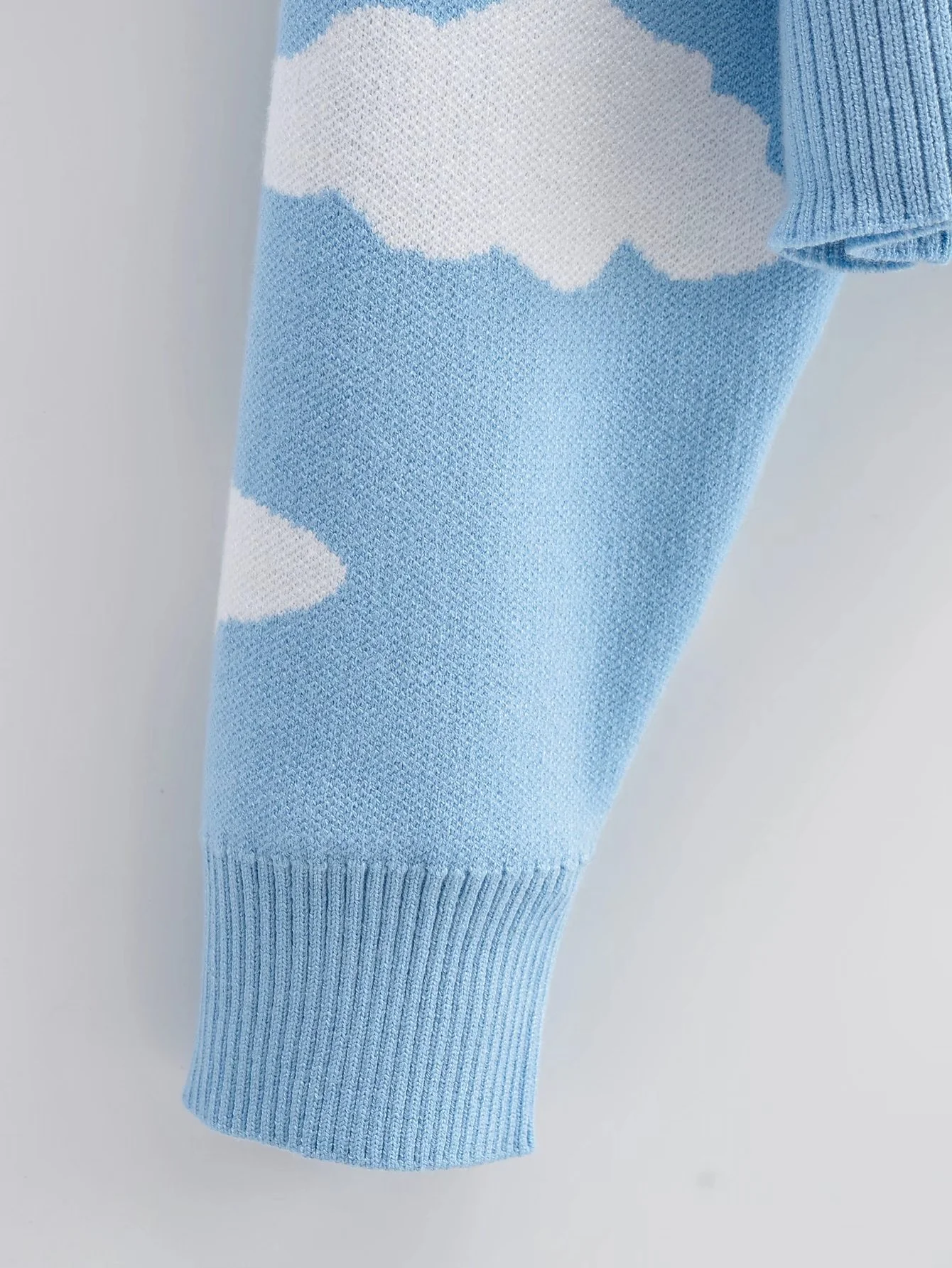 Kawaii Clouds Knitted Cardigan - Image 8