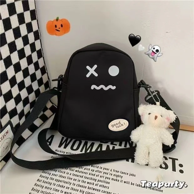Kawaii Goth Cute Ghost Shoulder Bag - Image 10