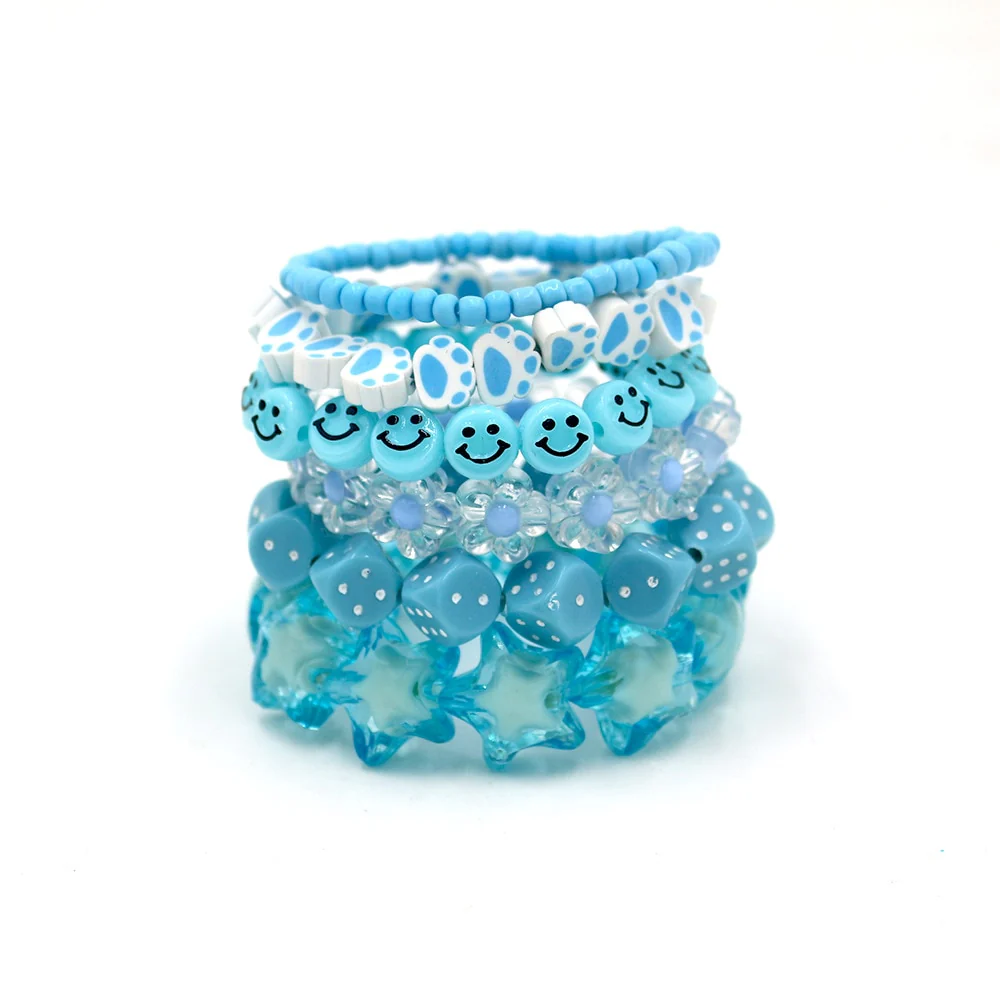 Kidcore Aesthetic Emo Pastel Goth 6 Bracelets - Image 6