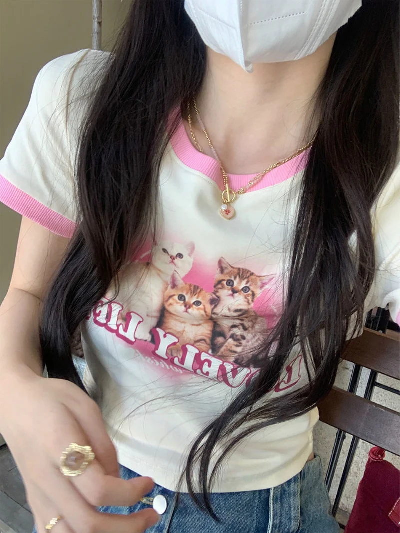Lovely Life Kitten Crop Top - Image 7