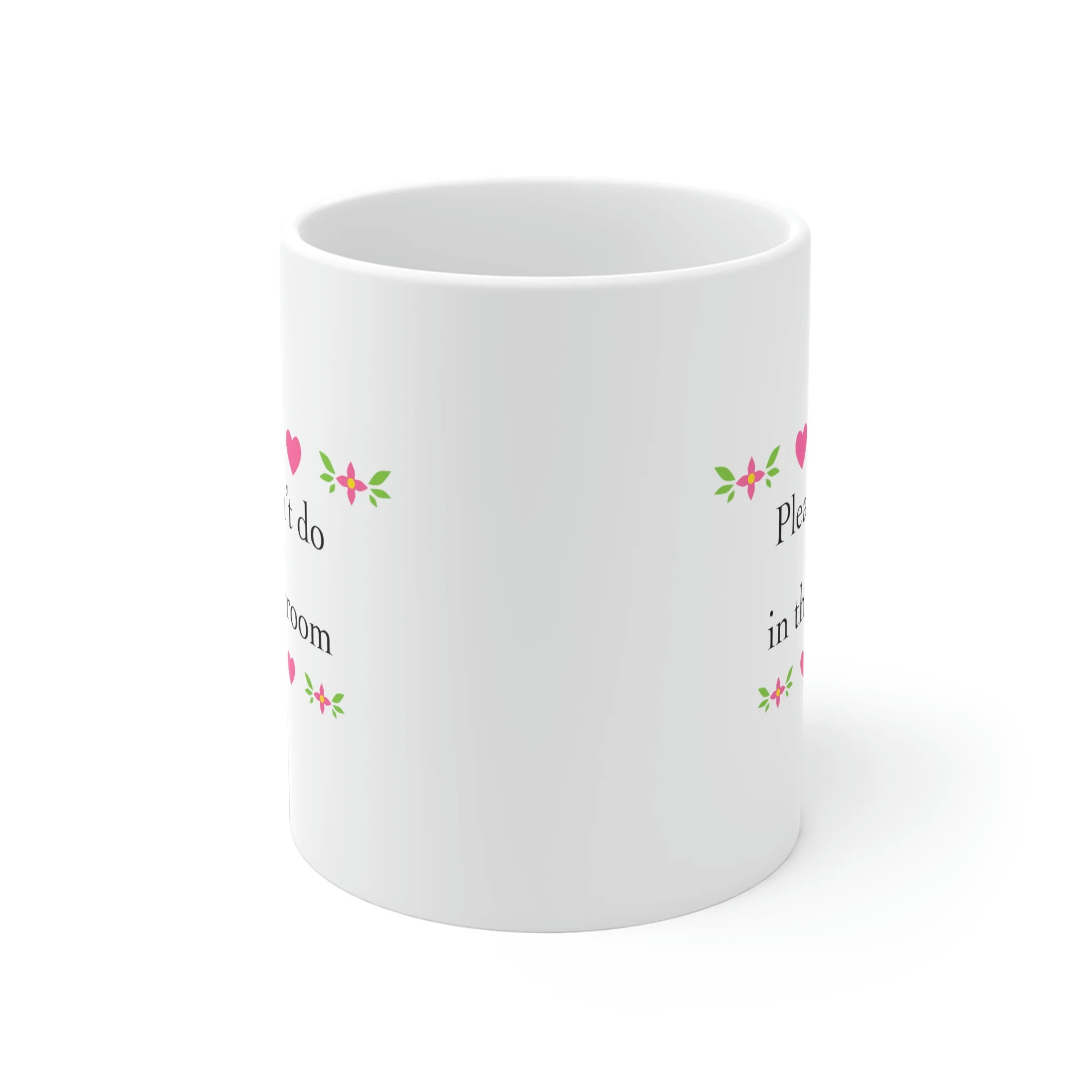 Please Don't Do Coke White Coffee Mug - Image 2