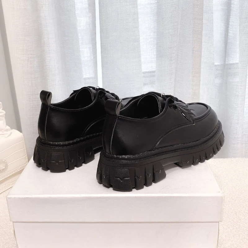 Preppy Bat Wings Gothic Shoes - Image 5