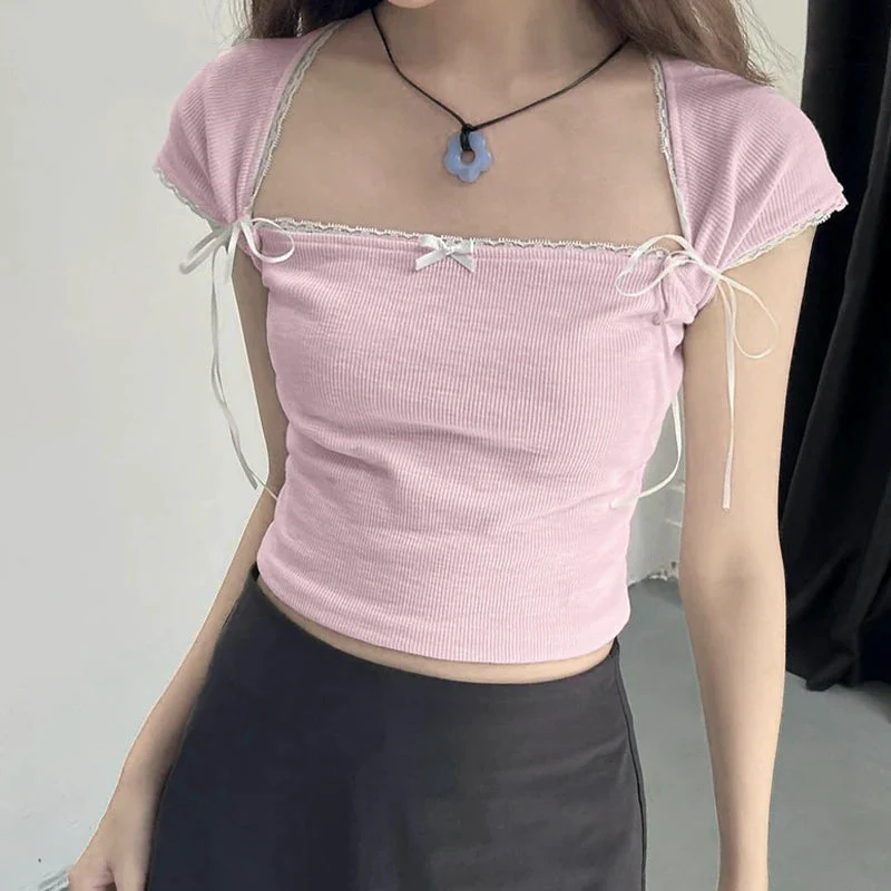 Pretty Coquette Top Pink - Image 4