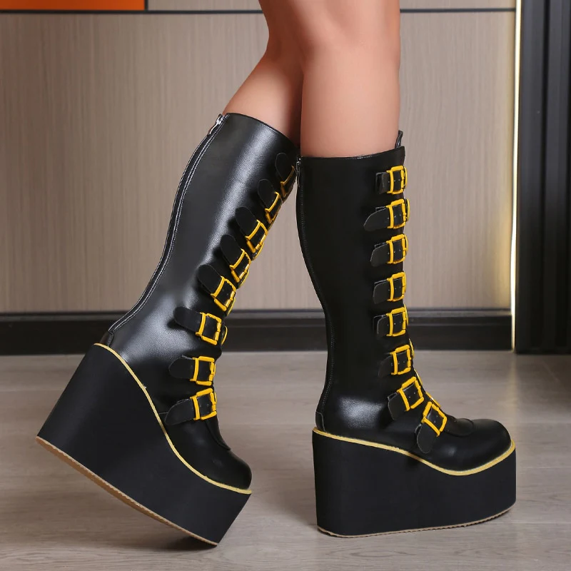 Punk Smiley Egirl Boots - Image 9