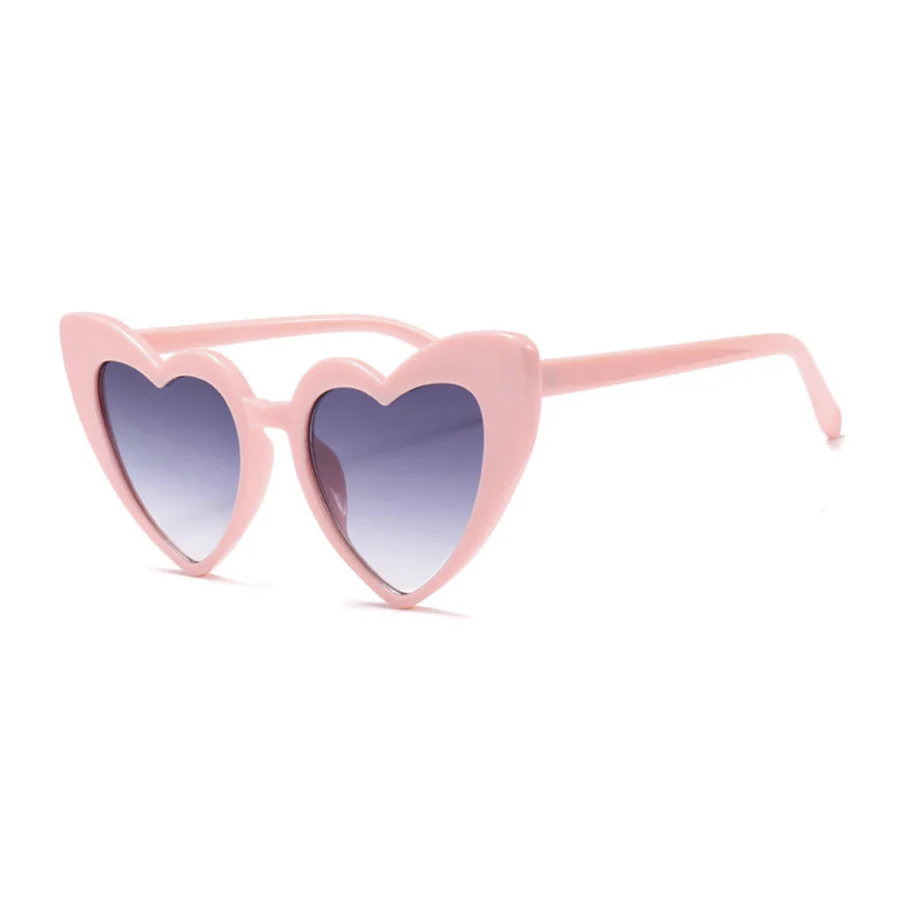 Retro Cat Eye Heart Shape Sunglasses - Image 11