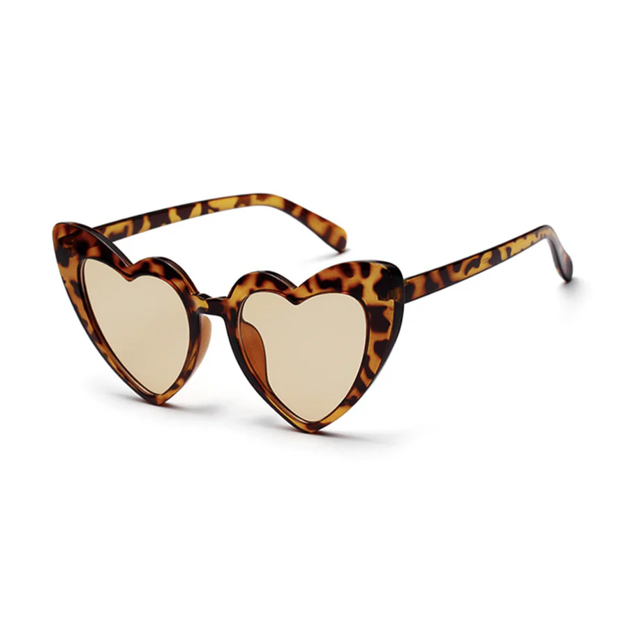 Retro Cat Eye Heart Shape Sunglasses - Image 13