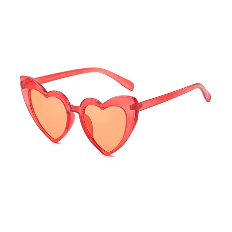 Retro Cat Eye Heart Shape Sunglasses - Image 7