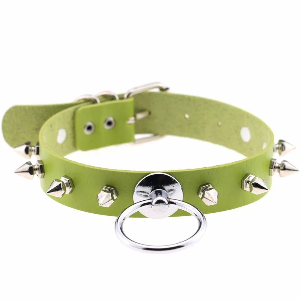 Riot Girl Choker Collar Necklace - Image 18