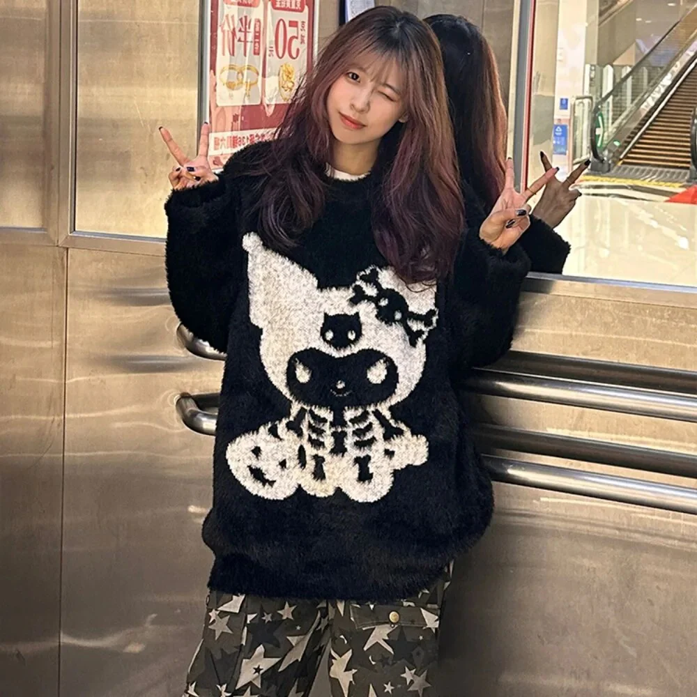 Skeleton Kuromi Sweater - Image 4
