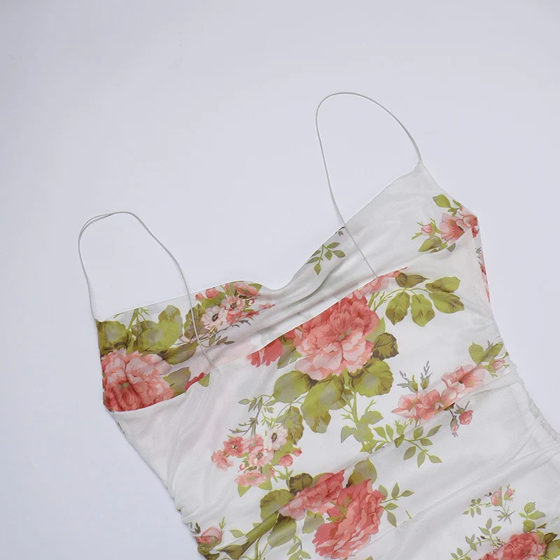 Soft Girl Aesthetic Floral Mini Sundress - Image 7