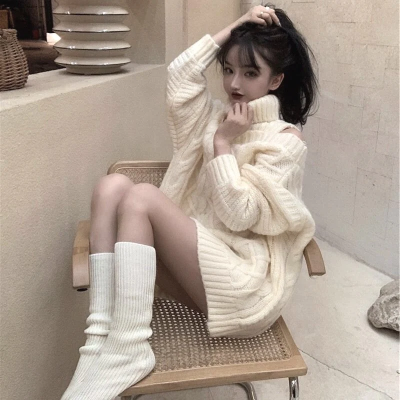 Soft Girl Sweater Turtleneck Pullover - Image 11