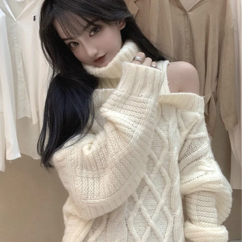 Soft Girl Sweater Turtleneck Pullover - Image 6