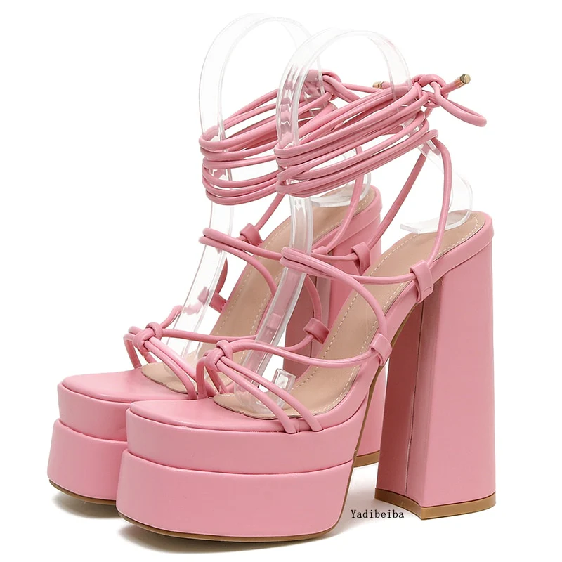Soft Girl Y2K Platform Sandals - Image 2