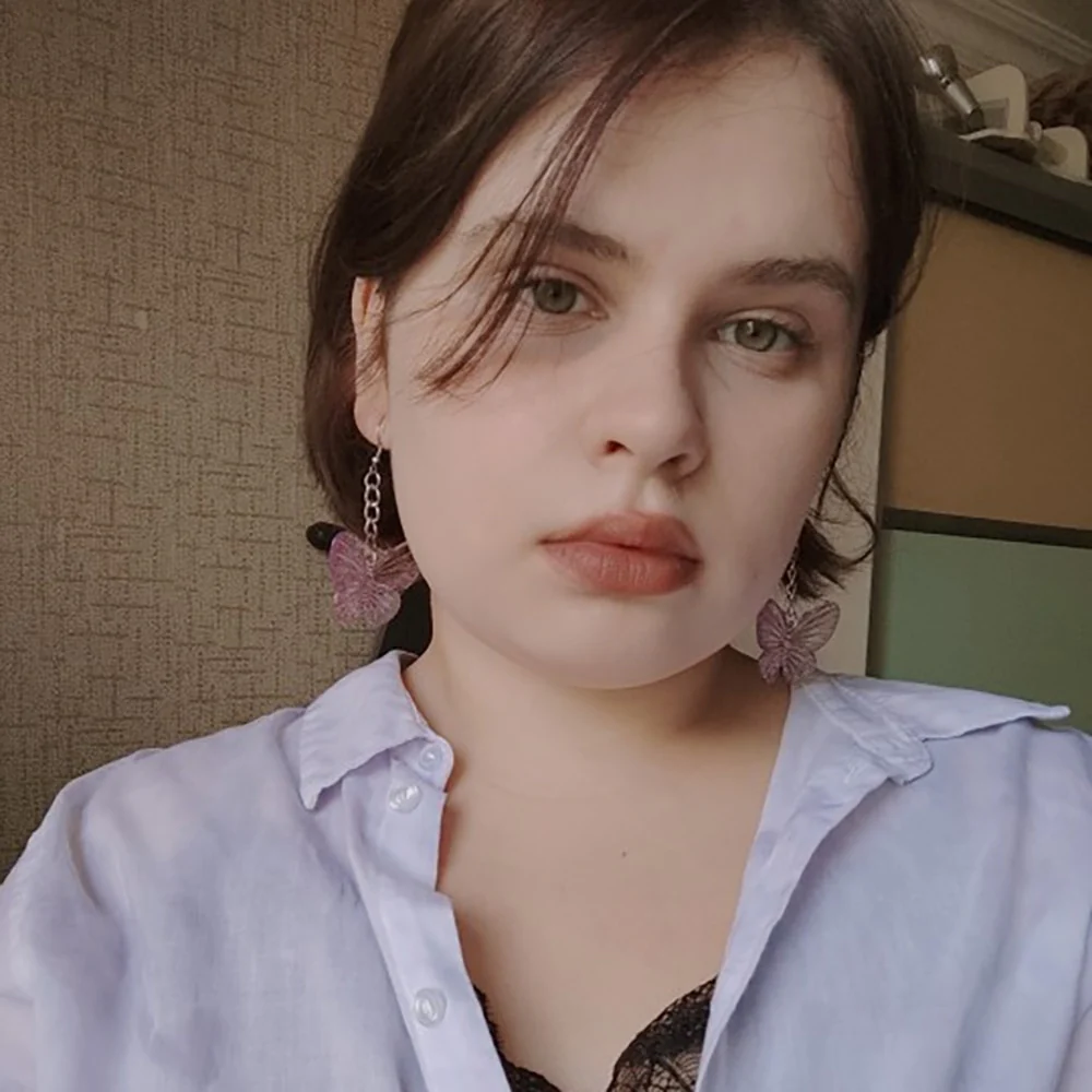 Soft Girl Y2K Transparent Butterfly Earrings - Image 27
