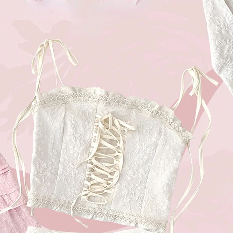 Soft Pink Sweet Lolita Skirt Set - Image 4