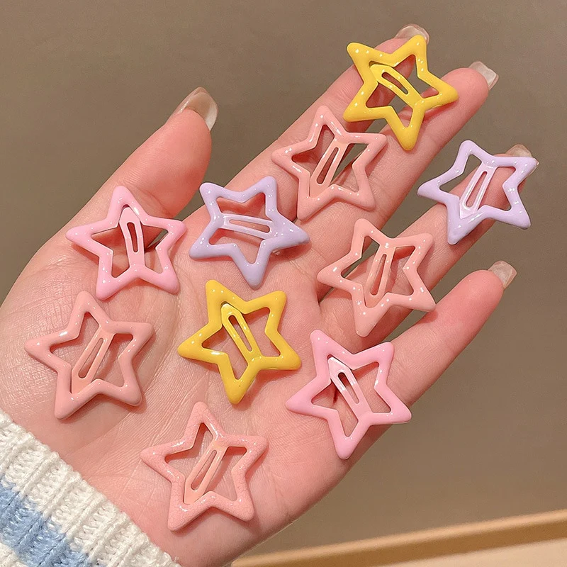 Star BB Hair Clips 10 pcs Set - Image 12