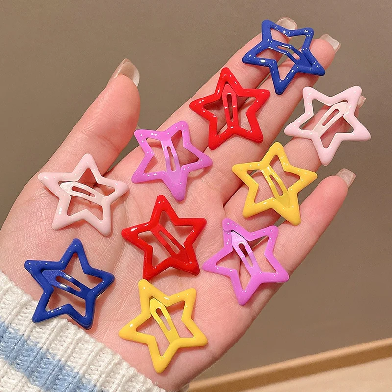 Star BB Hair Clips 10 pcs Set - Image 14