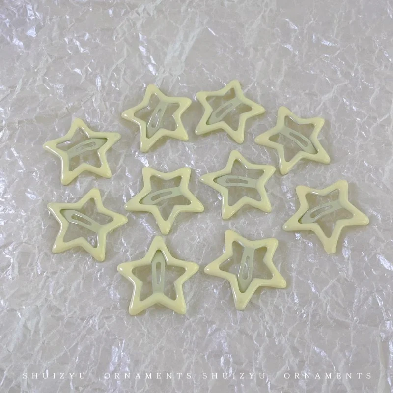 Star BB Hair Clips 10 pcs Set - Image 7