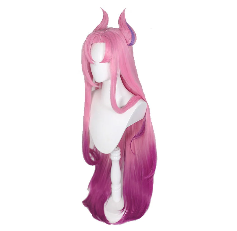 Star Guardian Kaisa Cosplay Pink Hair Wig 100cm - Image 4
