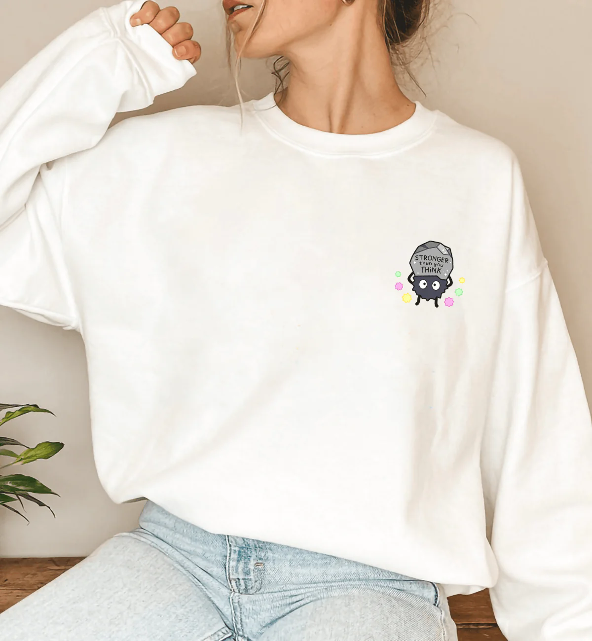 Stronger Than You Think Susuwatari Sweatshirt - Image 2