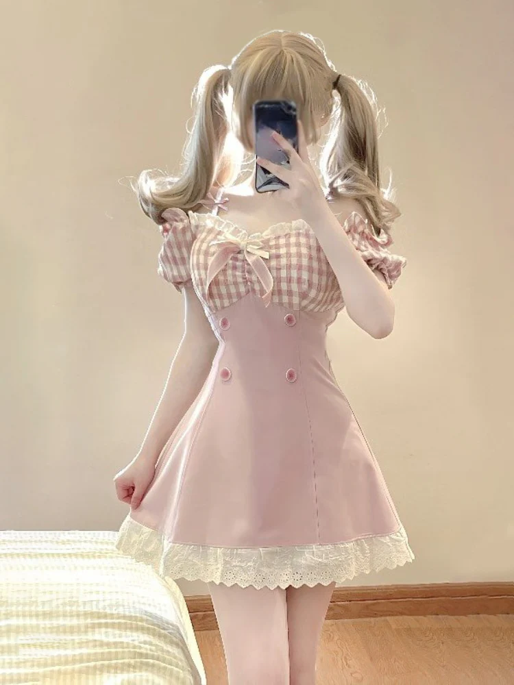 Sweet Doll Mini Gingham Dress - Image 4